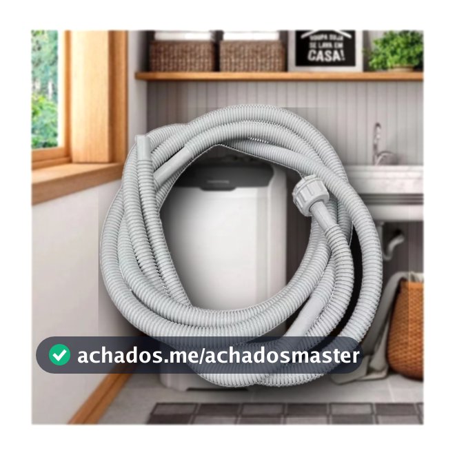 Mangueira de Entrada de Água 3m para Tanquinho Colormaq — Encaixe Perfeito, Flexível e Resistente
