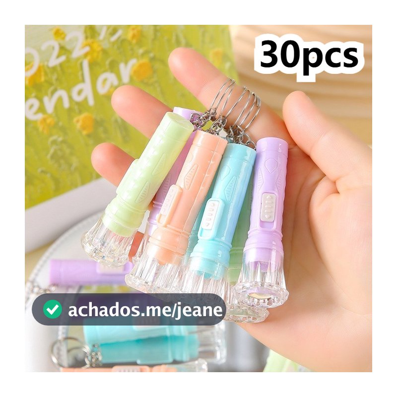 30pcs/20pcs/10pcs Ultra Bright Pequena Lanterna Conveniente Mini De Iluminação Brinquedo Luminoso