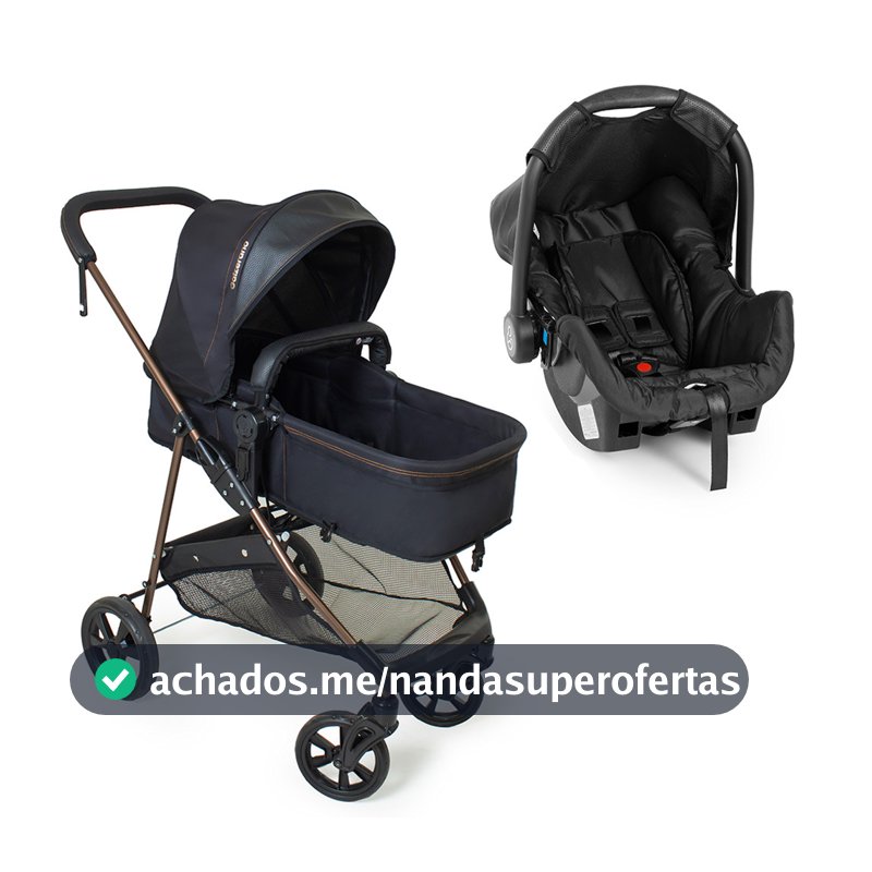 Carrinho Bebê Conforto Napoli Travel System Cobre Galzerano