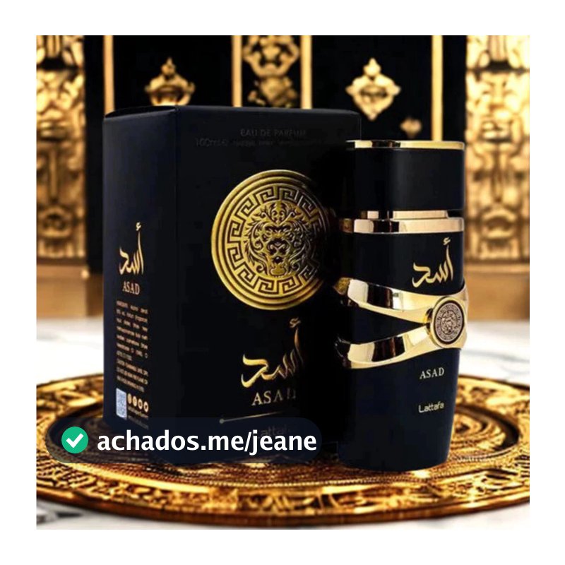 Presentes para charme Perfume Árabe Asad Masculino 100ml EDP Eau de Parfume