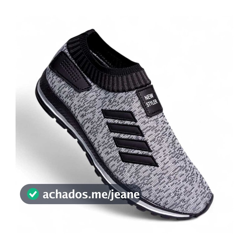 TENIS MEIA CALCE FACIL FEMINO MASCULINO ACADEMIA CORRIDA CAMINHADA CONFORTAVEL PREMIUM