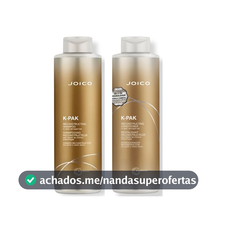 Kit Joico K-PAK To Repair Damage - Shampoo 1L e Condicionador 1 L