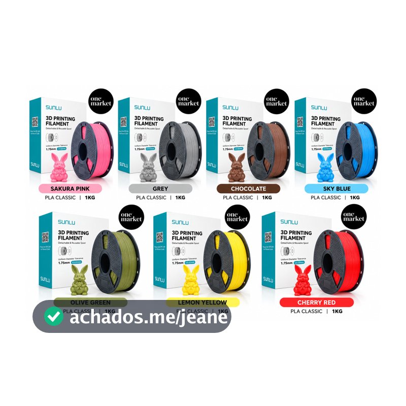Filamento Impressora 3d PLA Sunlu  - Linha PLA Classic - OneMarket