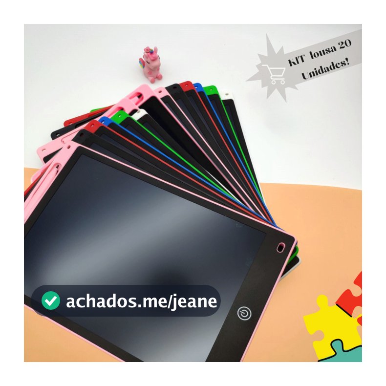 20 Unidades Lousa Mágica Tela Lcd 8.5 Polegadas Infantil De Escrever E Desenhar Tablet