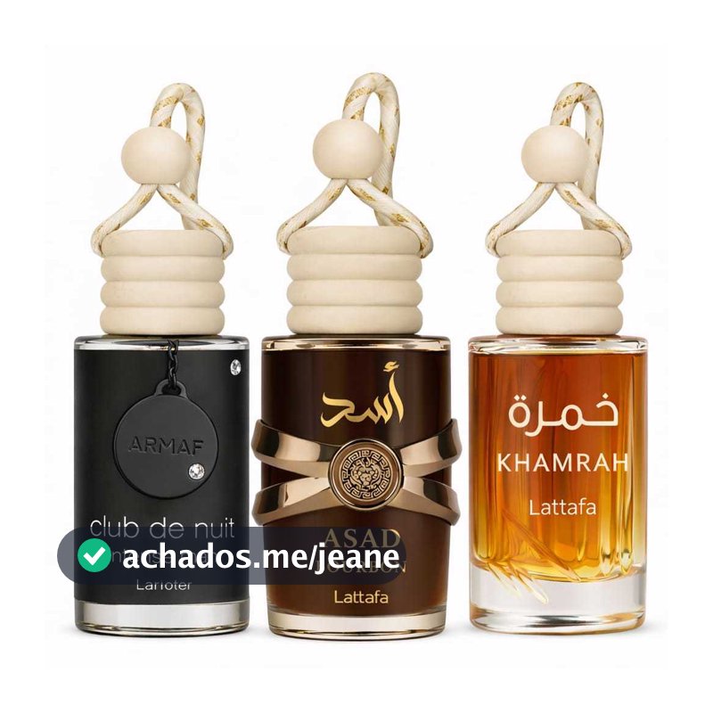 Cheirinho para Carro Árabe  Aromatizante Automotivo 10mlIdeal para Uber | Escolha Aroma