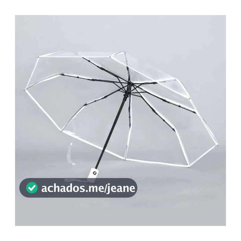 Guarda chuva transparente totalmente automático /guarda-chuva transparente lidar transparente