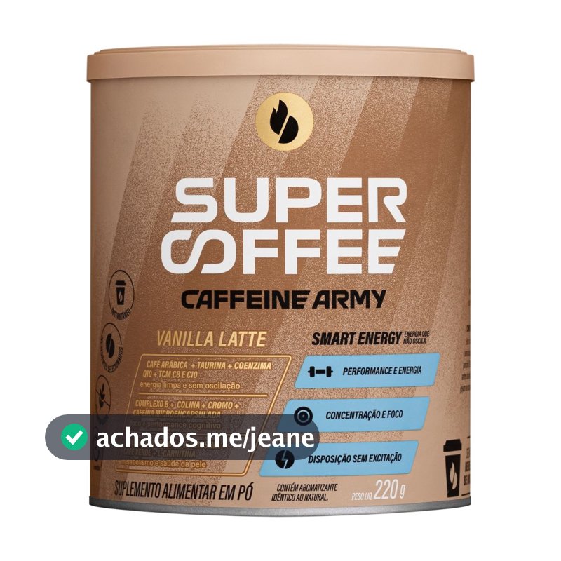 SuperCoffee 3.0 Vanilla Latte 220g - Caffeine Army
