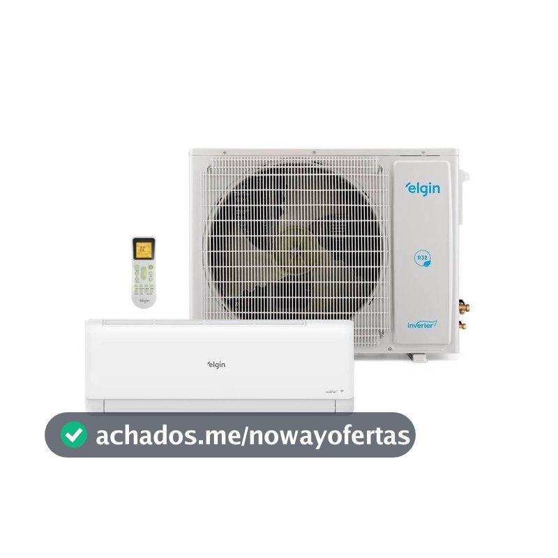 Ar Condicionado Split Elgin Eco Inverter III Wi-Fi 18000 BTUs Frio 220V HJFC18C2WGCG