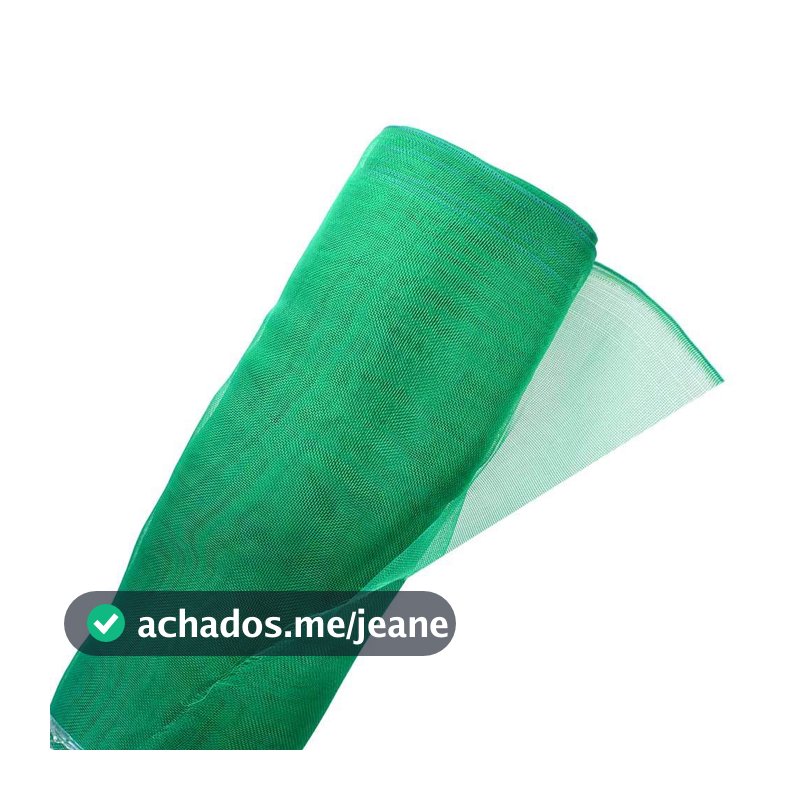 Tela Mosquiteiro Nylon Verde 1,00 X 50m Tecnyl