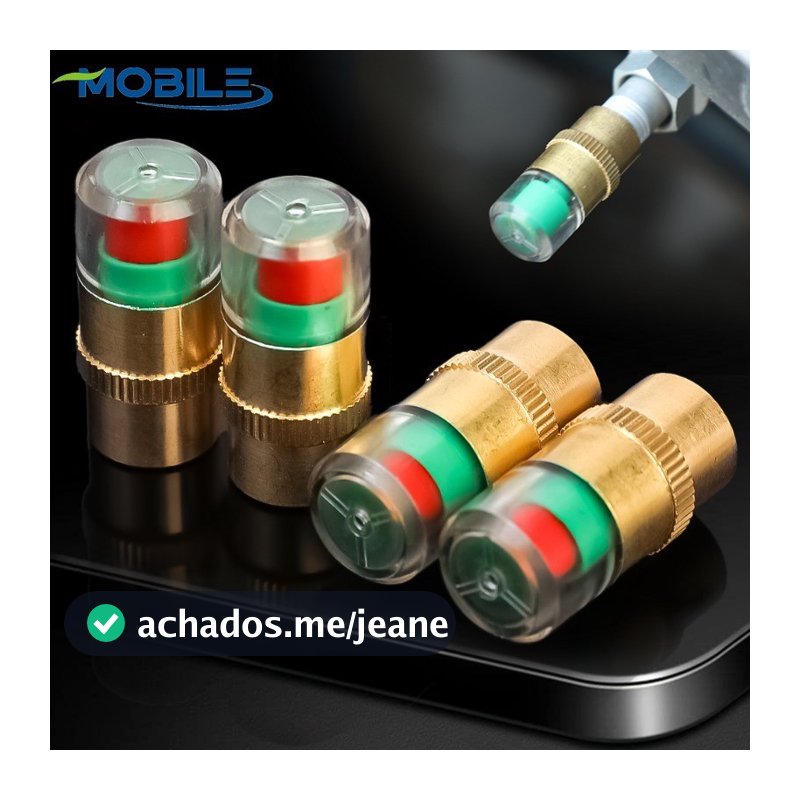 2/4/8Pcs Sensor Universal De Tampa De Válvula-Indicador De Pressão De Pneus Para Carros-Monitoramento De Alarme-Ferramenta De Detecção Externa-Prensa De Motocicleta Automática