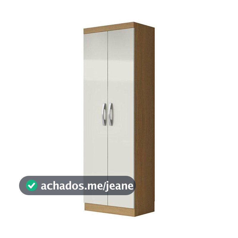 Armário Multiuso 2 Portas New 2000192 Atacama Off White - Aramóveis