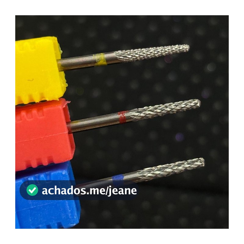 Broca Dual Tungstênio 2 Em 1 Bastão Para Limpeza Lixa Elétrica Dupla Ponta