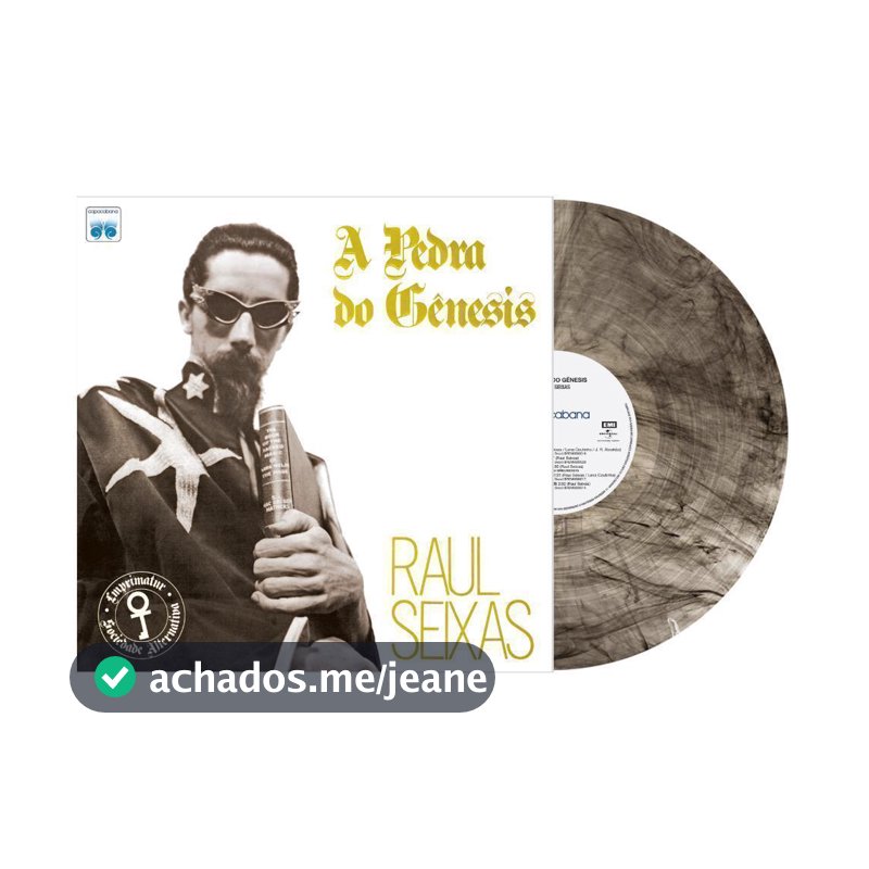 Vinil Raul Seixas - A Pedra do Gênesis (1988 / LP Fumê Translúcido Esfumaçado)