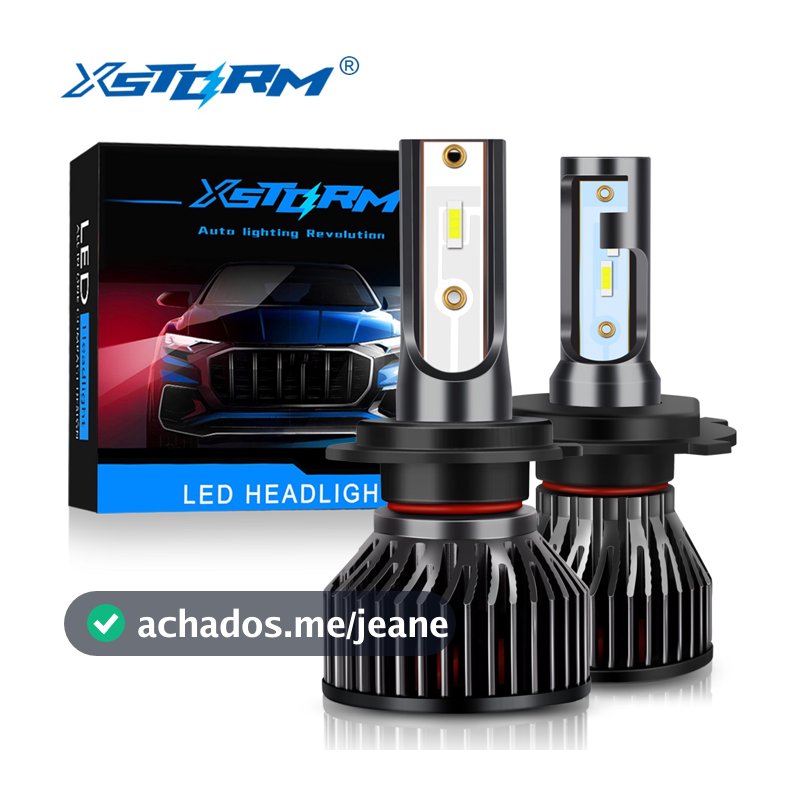Xstorm 20000lm Super Lights H4 H7 LED Lâmpada Led Farol Do Carro H1 H3 H11 9005 9006 Branco Luzes De