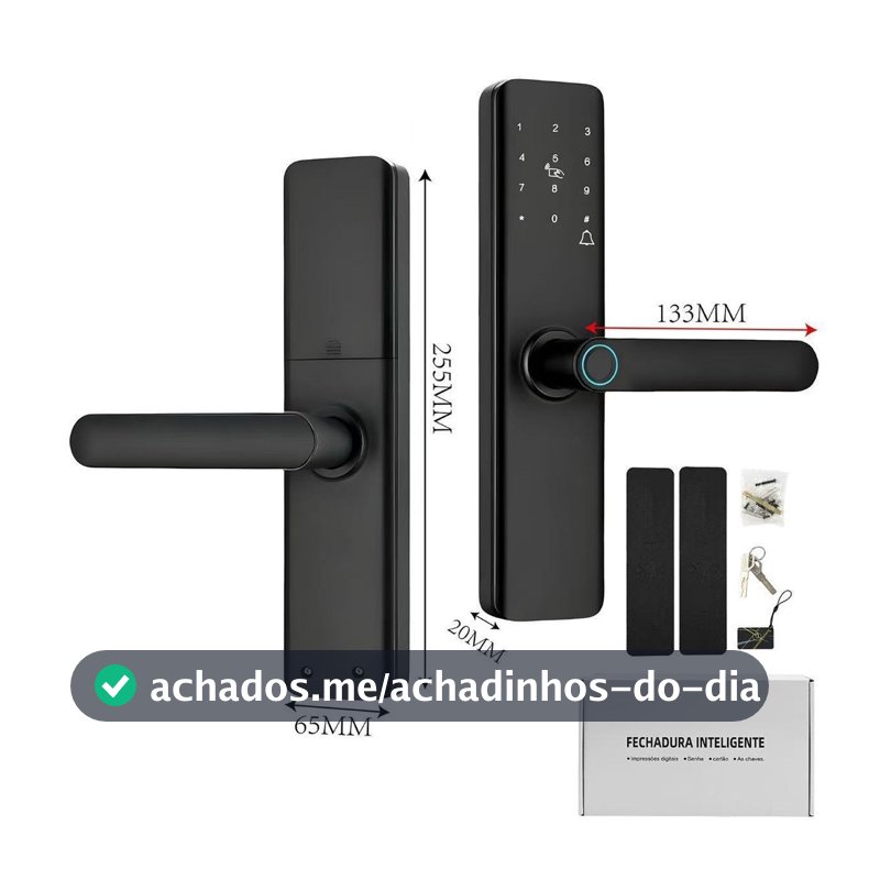 Smarthome Fechadura Digital Biométrica Eletronica Touch Biometria alex
