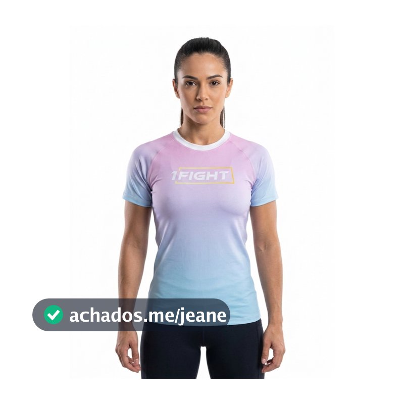 Rashguard Collor 1 Fight  Jiu Jitsu MMA No Gi Treino Luta