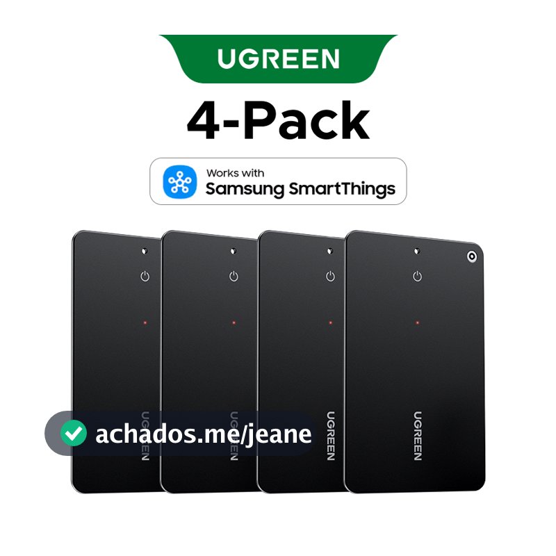 UGREEN Tracker Slim SmartThings AirTag Smart Finder Para Samsung GPS Dispositivo Anti-Perda Bateria De Lítio Tipo Cartão