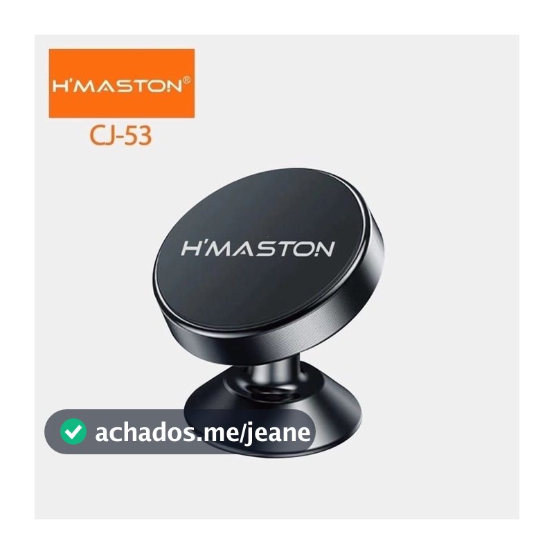 Suporte Celular Magnético Para Painel Carro 360º Graus H'maston CJ-53