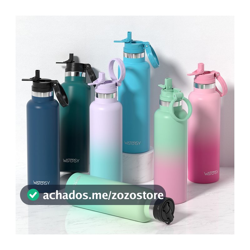 WATERSY Garrafa térmica aprimorada, capacidade de 500ml, isolamento reforçado,  garrafa térmica espacial.