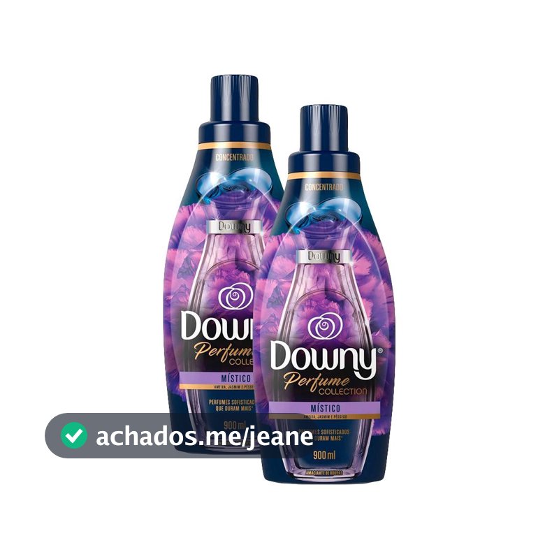 Kit 2 Amaciante Downy Concentrado Perfume Collection Místico 900ml cada