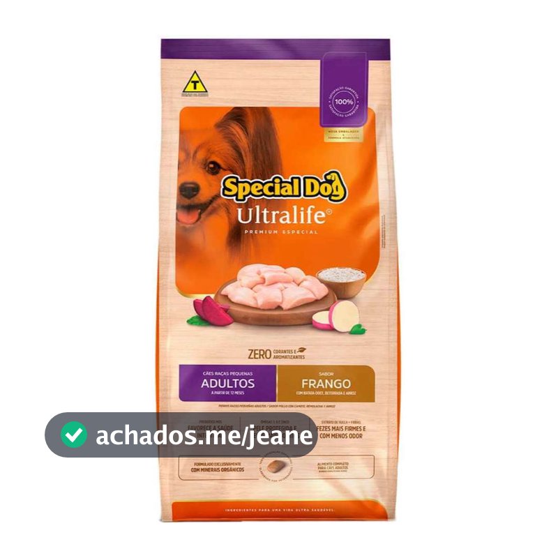 Ração Special Dog Ultralife Adulto Raça Pequena Cordeiro 15 kg