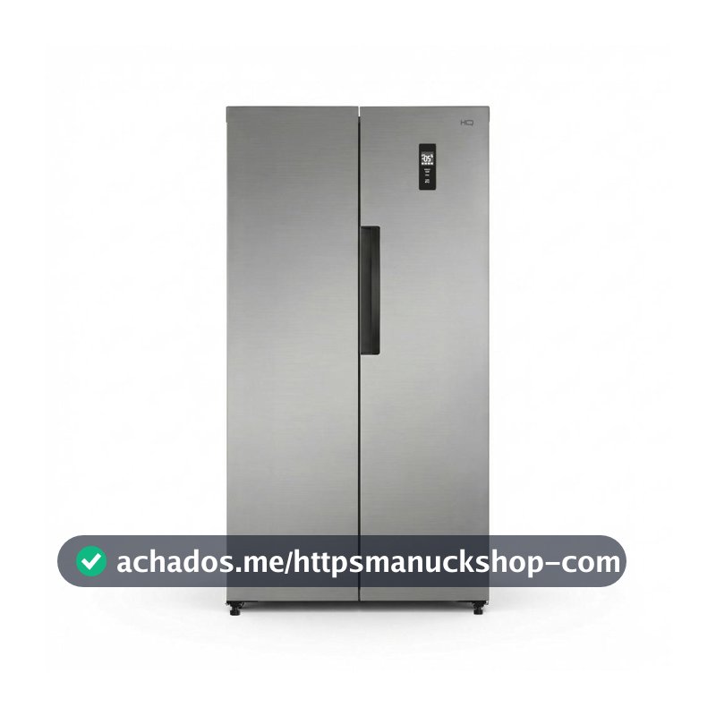 Geladeira Refrigerador HQ Frost Free Side By Side 460 Litros Inox HQ-460SBSFF
