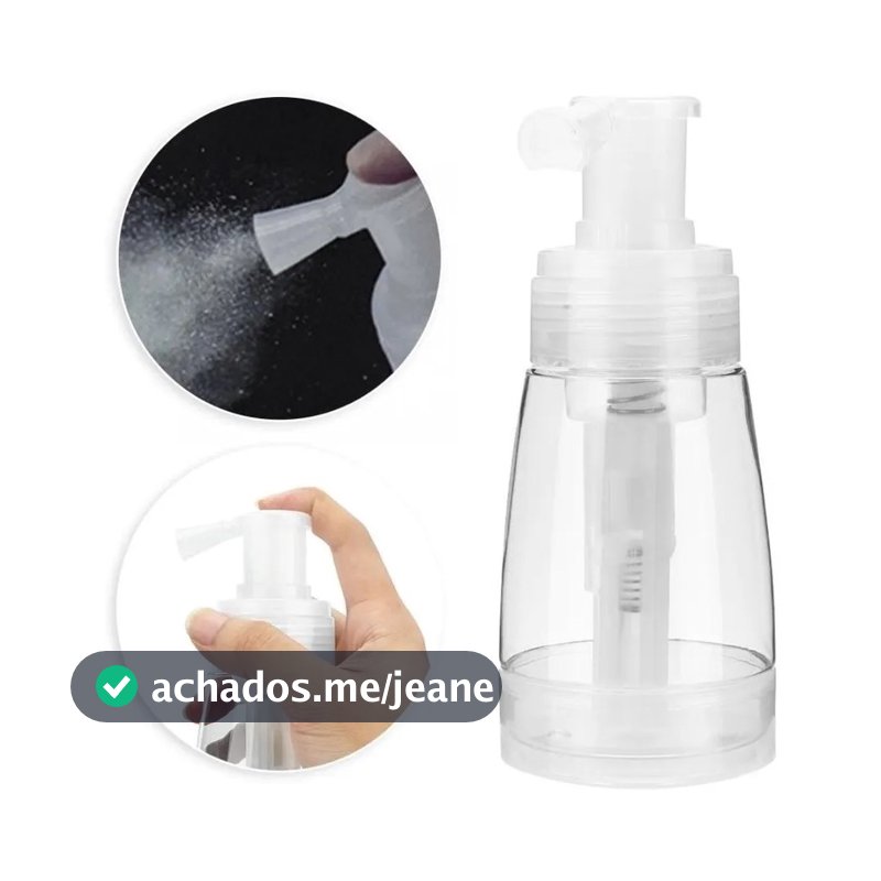 Talqueiro Talco Bombinha Pulverizador Barbeiro Profissional