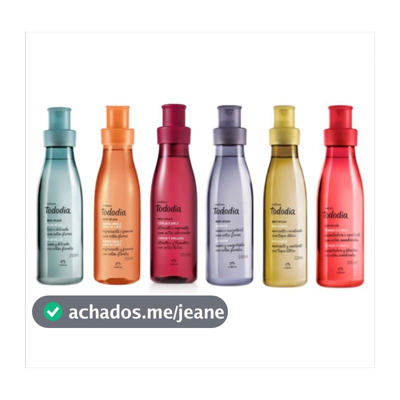 Body Splash Natura Tododia Feminino 200ml-Escolha sua Variação