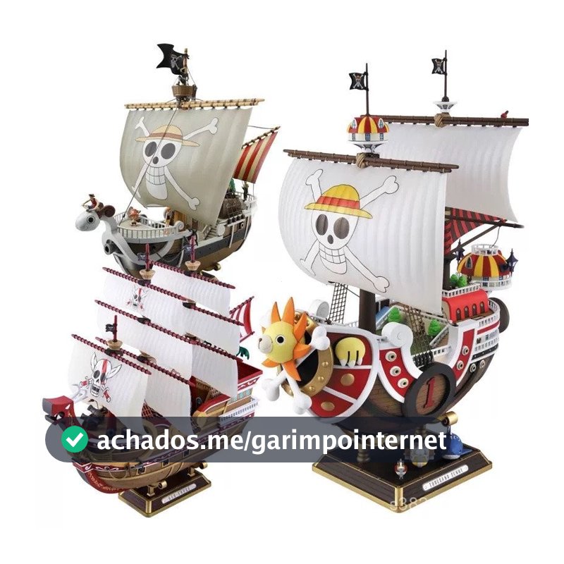 One Piece Thousand Sunny Pirata Navio Modelo De Brinquedo Montado Colecionável