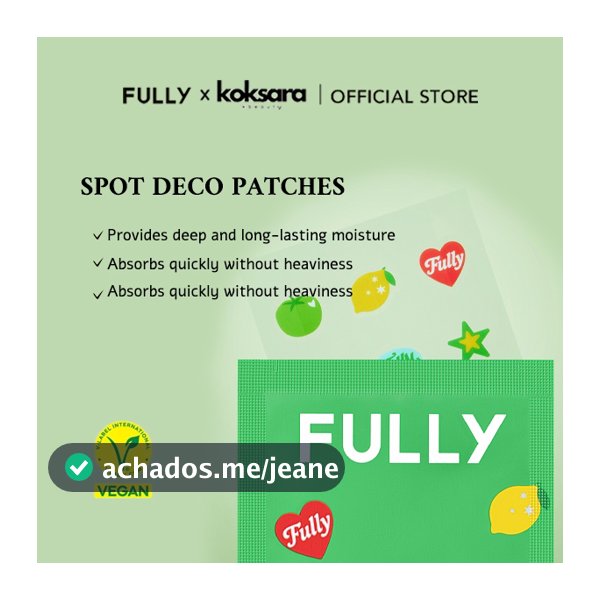 [OFFICIAL] FULLY Spot Deco Patches 1 Sheet | 12 Patches