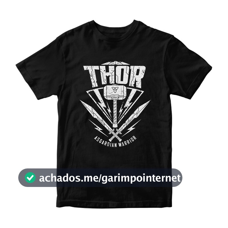 Camiseta Thor Asgardian Warrior Vingadores Geek Nerd Camisa