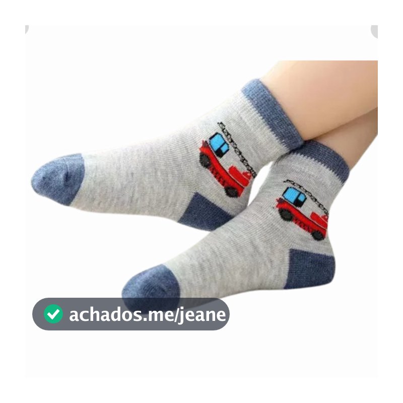 Kit Ate 12 Pares Meia Infantil Menino Feminino 75% Algodao de Criança 1 a 9 anos 6810