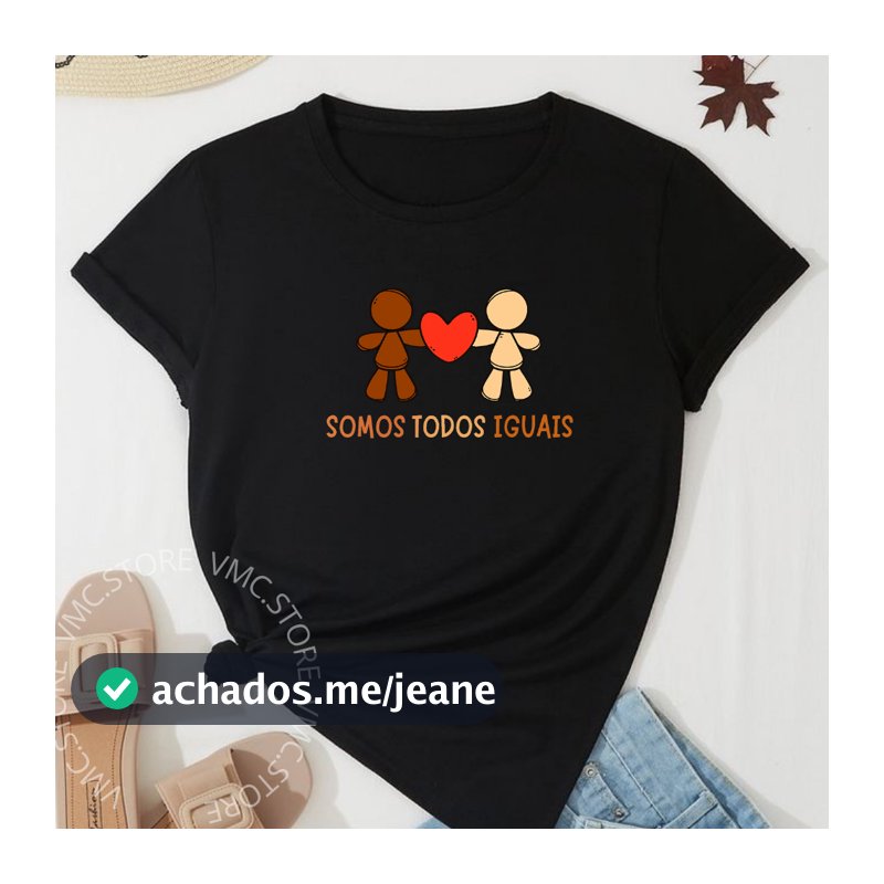 Camiseta Camisa Blusa Feminina T Shirt Consciência Negra  Afro Novembro 100% Algodão