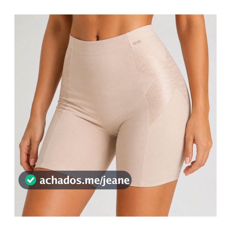 Bermuda Modeladora Dilady Cintura Alta Compressão Zero Barriga Redutora