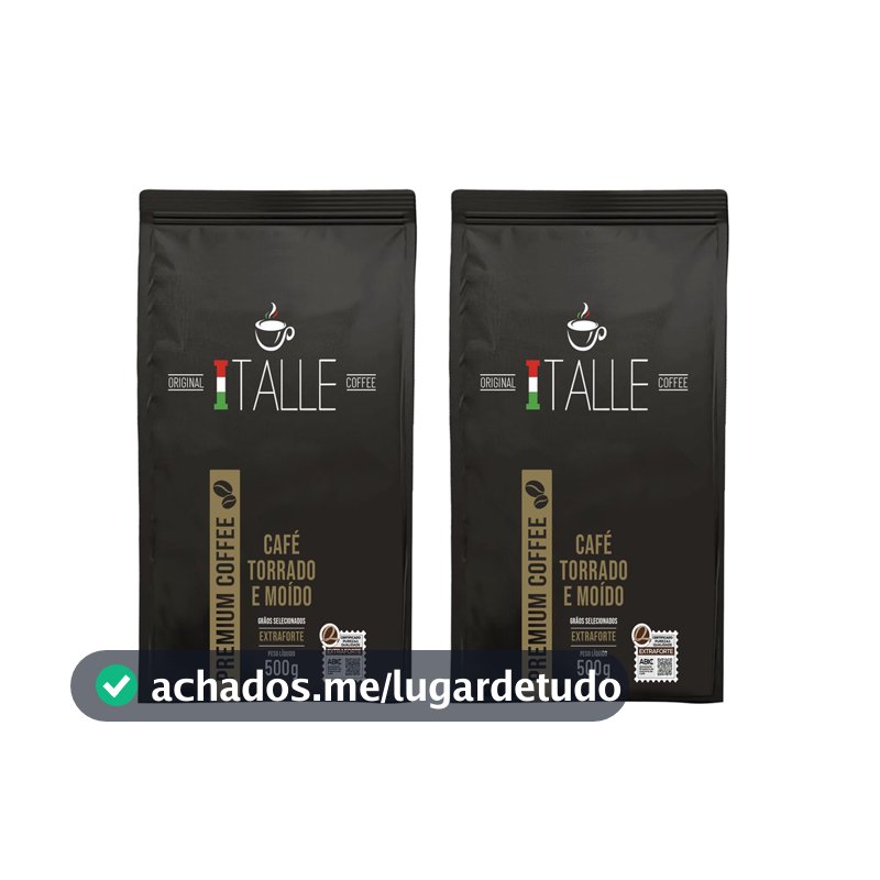 Café Torrado E Moído Extraforte 1kg Kit 2