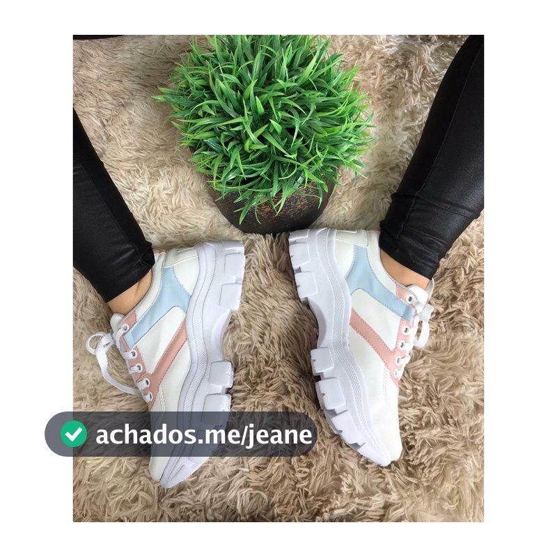 TENIS ADULTO FEMININO SNEAKERS CHUNKY COLLOR PLATAFORMA CONFORTAVEL PROMOÇÃO PRONTA ENTREGA