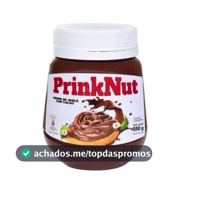 Creme de Avela Com Cacau  Prink Nut Pote 350g (Similar a Nutella) Cremoso Doce Gostoso