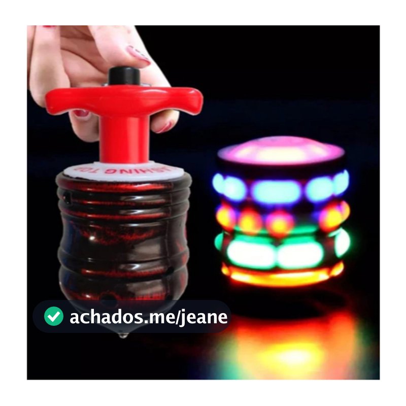 Pião Musical Luminoso Com Lançador Automatico Piao Com Luz e Som Laser Brinquedo Infantil para Meninos e Meninas KL80095