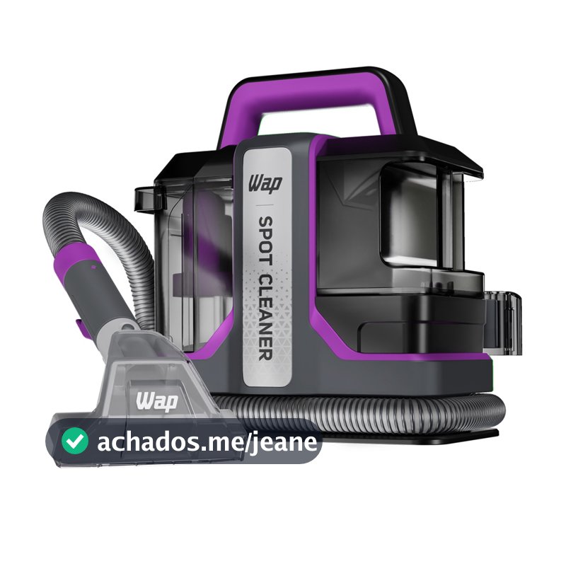Extratora Higienizadora Portátil  Borrifa Esfrega e Extrai Sujeira Colchão Sofá W3 1450W Wap
