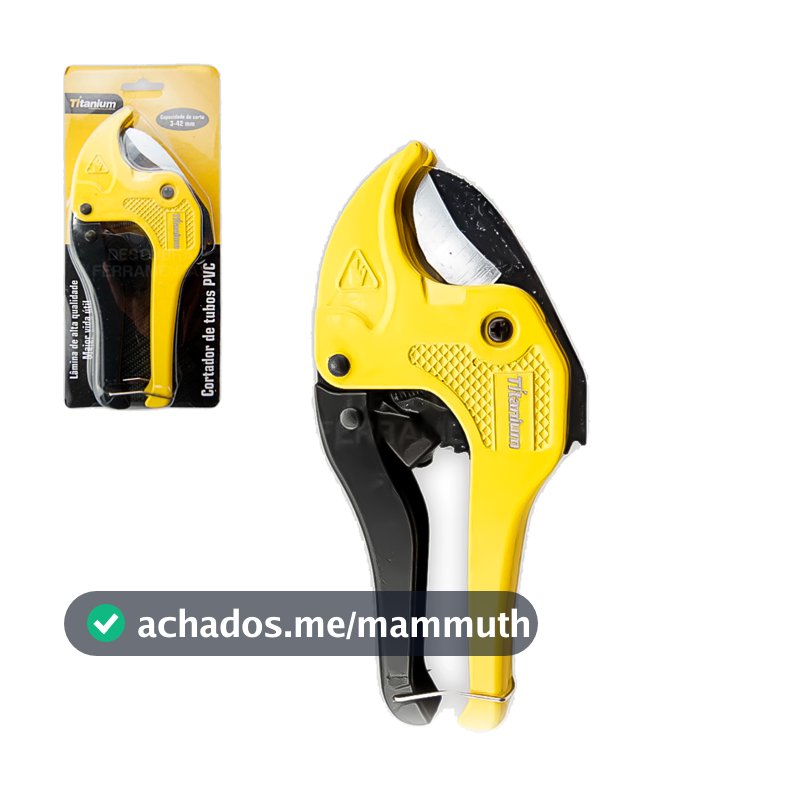 Alicate Cortador De Tubo Conexões Cano Pvc Até 42mm Com Trava Profissional
