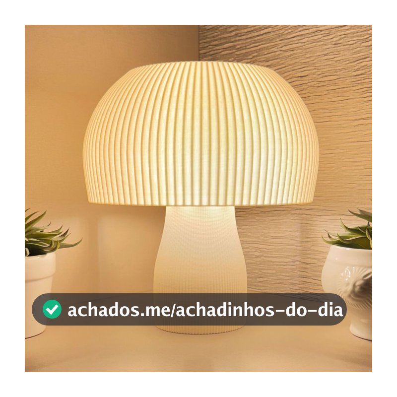 Abajur 🍄 Cogu Mesa Cabeceira Luminária 110V/220V cogumelo quarto sala escritório