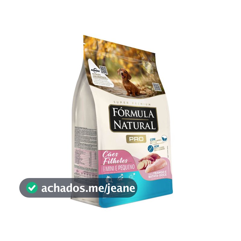 Ração Fórmula Natural Pro Cães Filhotes Porte Mini e Pequeno 2,5kg Adimax