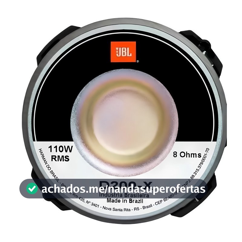 Driver Jbl D200x Fenolico 110w Rms Selenium Original 8 Ohms