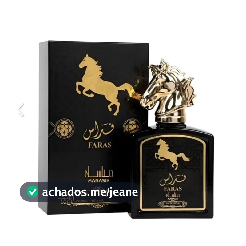 Perfume Árabe Rafas Manasik 100ml - Intensidade e Elegância com Fixação Duradoura