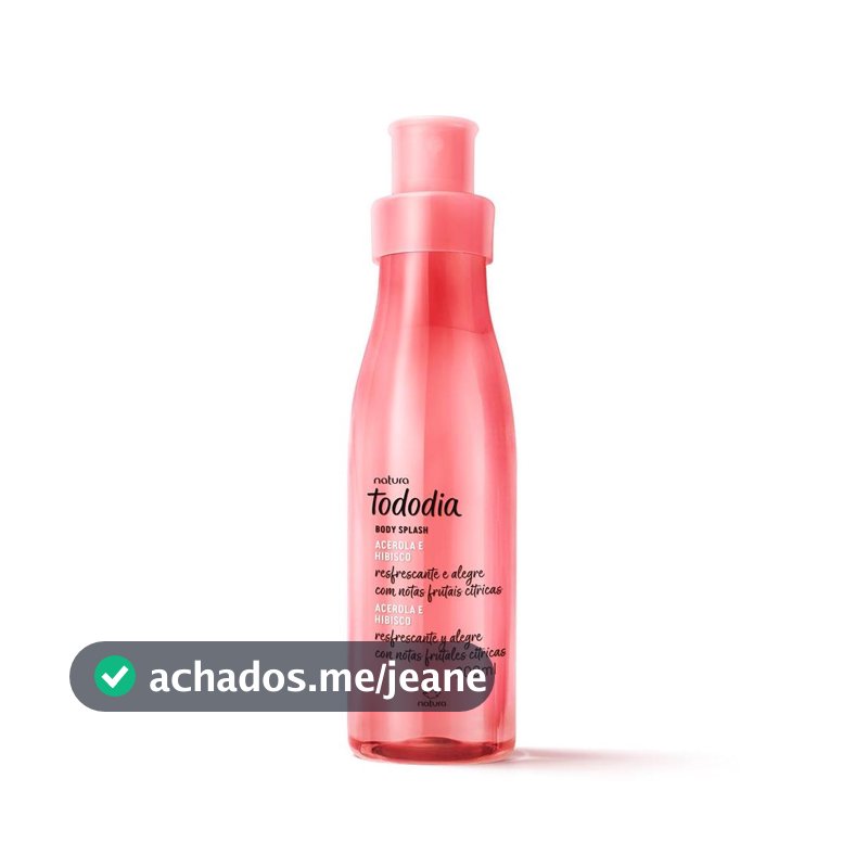Body Splash Natura Tododia Acerola e Hibisco 200ml