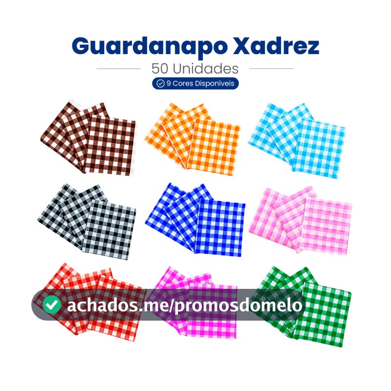 50 Unidades Guardanapo De Papel Xadrez Para Festa Aniversário Decoração Descartáveis
