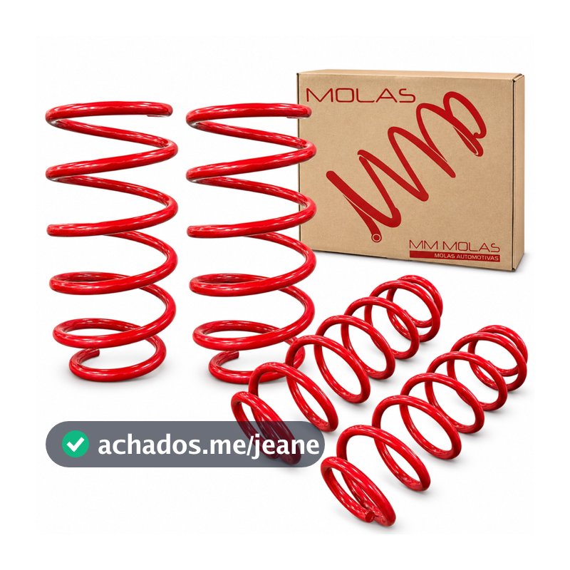 Kit 4 Molas Esportiva Polo 1.6 G2 Ano 2003 A 2016 Mm Molas Fox CrossFox
