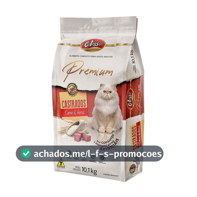 Ração Gato Super Premium Gato Castrado 10 Kg Carne