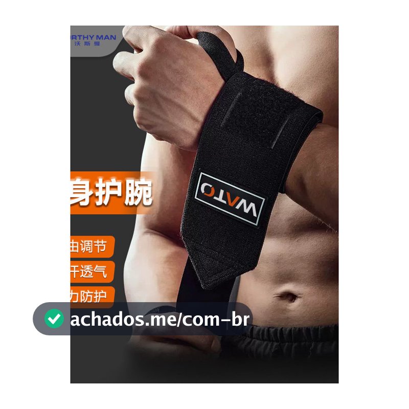 Pulseira de Fitness masculina cinto de energia proteção de pulso entorse cinta treinamento de força pulseira bancada imp