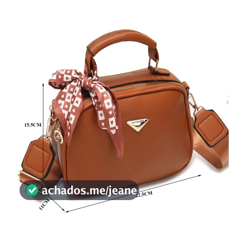 Bolsa Feminina Alça De Gorssa Transversal  com laco la338